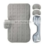 Travel back car seat flocking air bed inflatable air mattress for car
