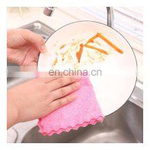 Kitchen Supplies Coconut Shell Rag Household Lint-Free Dish Microfiber Cleaning Cloth 1/2/3/5/10 / Strip Thick Absorbent Oil thumbnail-1