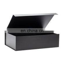 Luxury Custom Black Extra Large Duvet Cover Product Packaging Rigid Cardboard Packing Boxes With Ribbon thumbnail-3