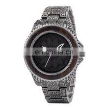 Heavy Chinese Watches BOBO BIRD Men Luxury Stainless Steel Custom LOGO Quartz Watch