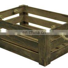 Wooden Slatted Apple Crate Display Box thumbnail-2