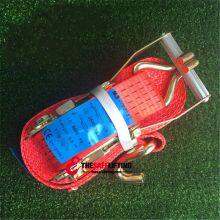 50mm x 5T Ratchet Tie Down With Double J Hooks thumbnail-2