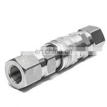 5075PSI ISO16028 Series Flush Face Hydraulic Quick Connect Fitting for Skid Steer Loaders With Flat Valve Shut-off System thumbnail-5