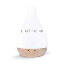 Hot Selling Portable Air 4 light Modes Wooden Base Humidifier Aroma Diffuser 180ml