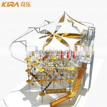 Adventure Challenge High Rope Obstacle Course Equipment For Sale thumbnail-3