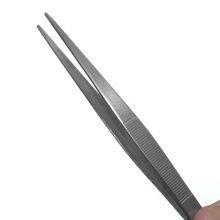 Stainless Steel Tweezers, Straight Elbow, Anti-skid Extension, Pointed, Toothed, Roughening, Thickening and Hardening Precision Tools thumbnail-5