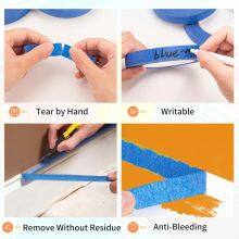 Hot Selling USA Wholesale Blue Masking Tape Heavy Duty Waterproof for Shipping Moving Packing thumbnail-5