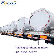 Heavy Duty 3 Axles Aluminum/ Carbon Steel Oil /Fuel Tank Tanker Semi Trailer for Sale ,oil Transportation thumbnail-3