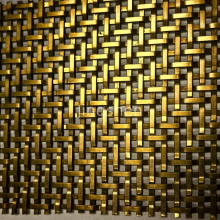 Pre-Crimped Stainless Steel Wire Woven Mesh for Interior Decor Plain Weave ISO9001 Certified Customizable Sizes Welding thumbnail-3