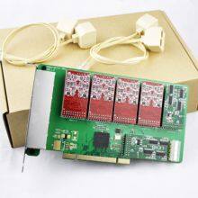 Newest 24 Ports Asterisk Fxo Fxs Card,ippbx Pci Card, Asterisk PCIe Card thumbnail-2