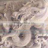 Fantastic Manual Carving Stone Relief Decorative Wall With Dragon thumbnail-3