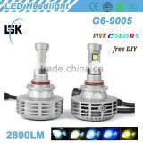 Newly American A380 aluminum alloy material 12v-24v g6 led CR EE-XHP50 motor headlight with great quality