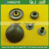 Zinc Alloy Metal Cap Snap Fastener Button for Jacket -- MA1293