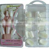 100 French Nail With White,clear,natural Color, Artificial Nails