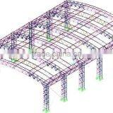 Steel Truss System,curtain Wall