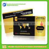 Standard Size Restaurant Loyalty Embossed Pvc Business Card