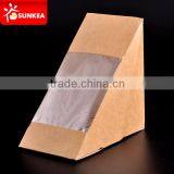 Wholesale High-quality Disposable Kraft Sandwich Boxes, Sandwich Wedges in China