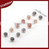Fashion Round Ball Shape Rhinestone Hijab Pins/ Supplier's Choice thumbnail-1