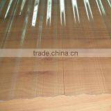 High Strength Cost Effective Clear Plastic Polycarbonate / PC Corrugated Transparent Roofing Sheet for shed / greenhouse
