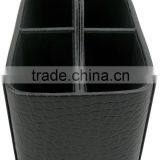 Leather Universal TV Remote Control Organizer Holder thumbnail-5