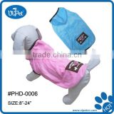 Pet hoody with solid color plush clothes