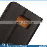 Genuine Leather Booklet Case for Samsung Galaxy S6 With Stand Card Holder thumbnail-5