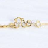 18K Gold Plated Brass Snake Necklace Chain thumbnail-3