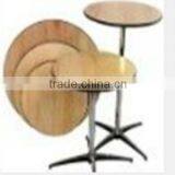 Modern Wood Bar Table and Chairs