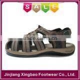 Top Quality Men's Genuine Leather Casual Beach Leather Sandals Baotou Shoes Outdoor Leather Comfortable Men's Beach Sandals thumbnail-1