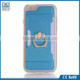 Fashional Finger Ring Design PU / PC Leather Stand Case for Iphone 6S thumbnail-1