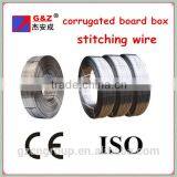 Galvanized round stitching wire for corrugated box