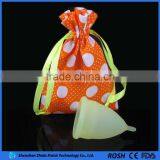 How to Use a Menstrual Cup Menstruation Cup Silicone Material Made thumbnail-3