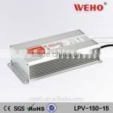 Good Quality Constant Voltage 15v dc Power Supply Led Driver 150w
