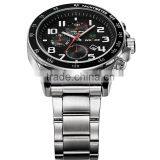 Fashion WEIDE Men Full Steel Watch Black Dial Japan Quartz 3ATM Waterproof Diving Military Men Sports Watches Relogio Masculino thumbnail-3