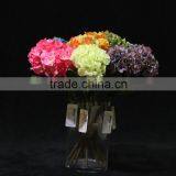 Single Wholesale Silk Flower Hydrangea for Decoration With 30 Forks thumbnail-1