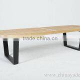 Hotel Reception Design Wooden Bench