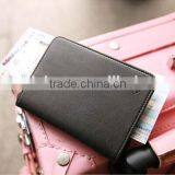 High-quality Portable Leather Passport Holder With Custom Customized Logo, Simple Style Passport Cover thumbnail-3