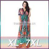 Hot Long Beach Skirt Fat Bat Sleeve L Ice Soft Silk Dress thumbnail-1