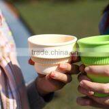 Office BPA Free Folding Design Durable Food Grade Silicone Tumbler thumbnail-6