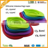 Heat Resistant Collapsible Silicone Measuring Cups Set