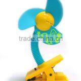 New Design Stroller Installation Plastic Baby Fan USB Table & Clip Mini Gift Fan