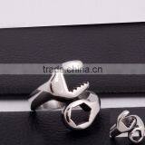 Fashion Cute Stainless Steel Rose Gold Diamond Ring thumbnail-3
