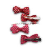 Cute Polka Dot Bow Hair Clips thumbnail-1
