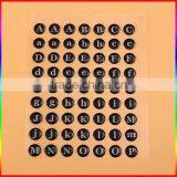 Alphabet Round Dome Epoxy Stickers for Childrens thumbnail-1