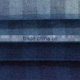 GOOD QUALITY,LINEN AND COTTON YARN DYED DENIM FABRIC FOR MEN'S SHIRTS