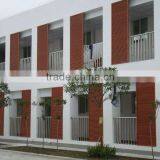 Wood Grain Wpc Wall Exterior Facade Paneling