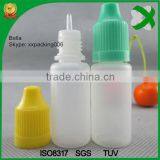 wholesale 10 ml pe eliquid dropper bottle with childproof cap