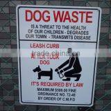 Beware of Dog Plastic Warning Sign thumbnail-2