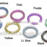 Anodized Titanium Segment Rings Piercing Body Jewelry