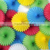 Baby Shower Party Decoration Rainbow Paper Fan Set Tissue Paper Medallions